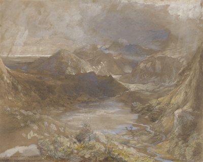 Llwyngwynedd and part of Llyn-y-ddina Between Capel Curig and Beddegelert, North Wales, 1835-36 by Samuel Palmer